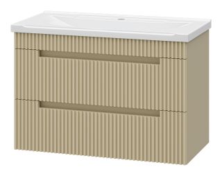 Подвесная тумба под раковину Brevita Ariana ARI-01080-03062Я 80см капучино